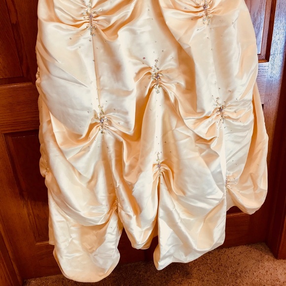 Mori Lee Yellow Belle-like Prom Dress - Picture 4 of 8